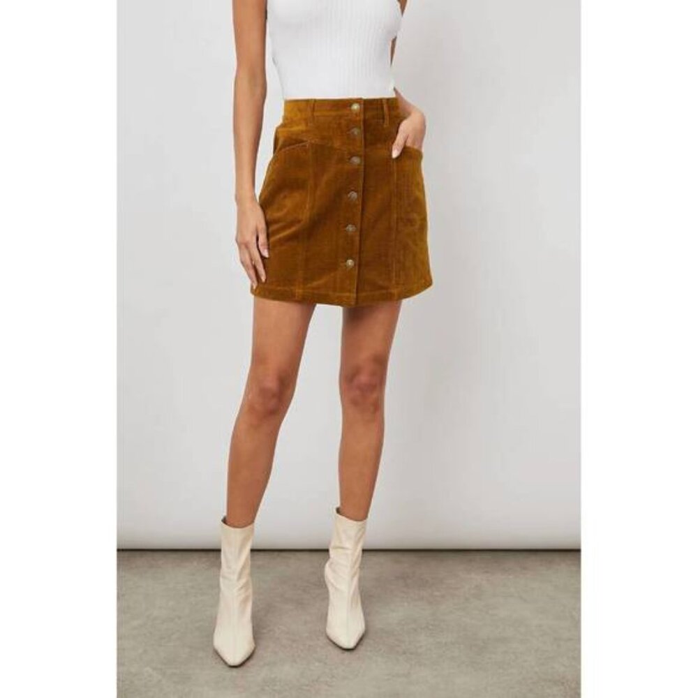 RAILS canyon mini skirt in ground cinnamon, size 27